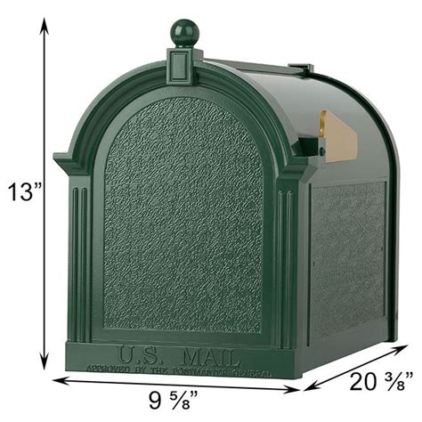 Whitehall Deluxe Mailbox, Green – BirdYard Direct